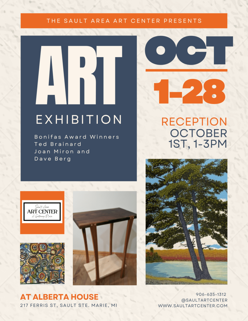 Bonifas Award Winners Art Show Opening poster