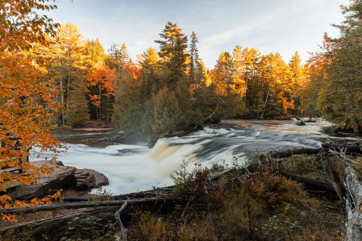 Lower Falls in Fall